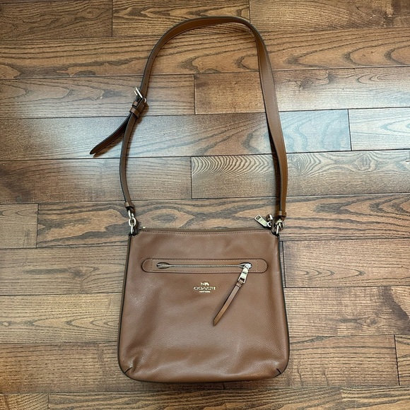 Coach Handbags - Coach Mae File Crossbody - brown leather